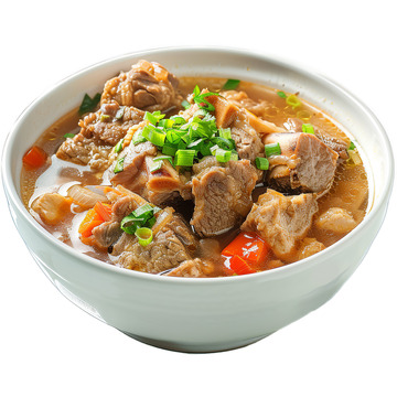 美味排骨汤美食街食品