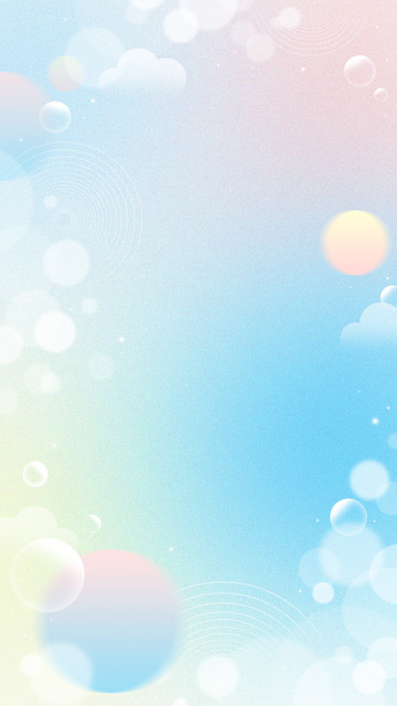 蓝色小清新弥散风简约背景