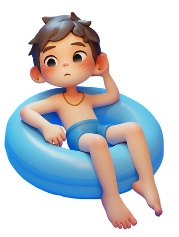 游泳小孩夏季游泳7