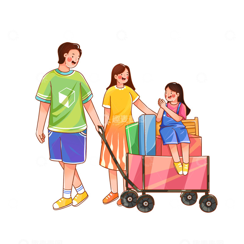 五一出游露营元素