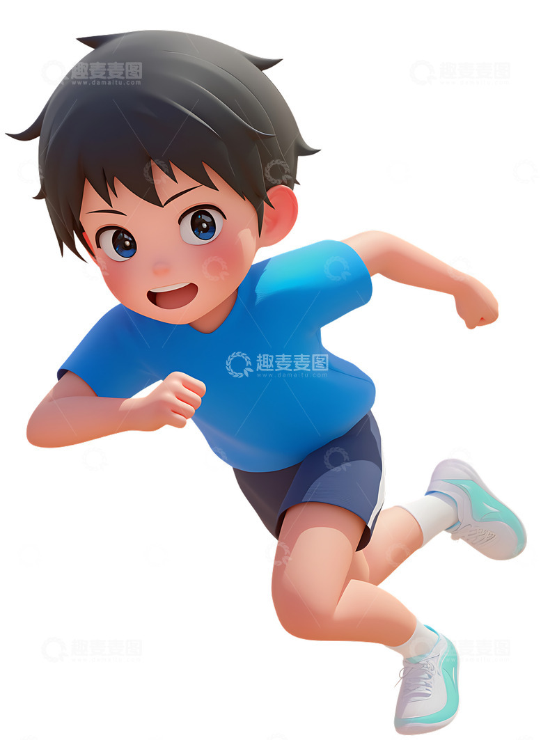 高清大图下载【趣麦麦图】田径运动会运动员2