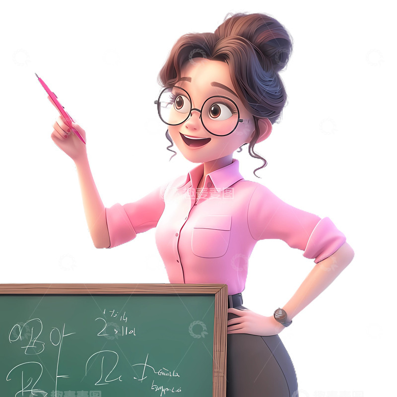 高清大图下载【趣麦麦图】教书的女孩老师