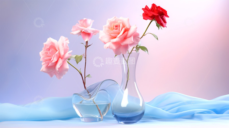 高清大图下载【趣麦麦图】唯美背景插花花艺