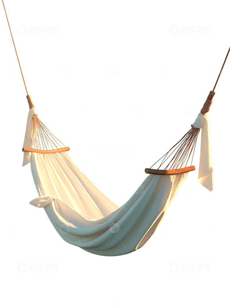 高清大图下载【趣麦麦图】-野外户外吊床3