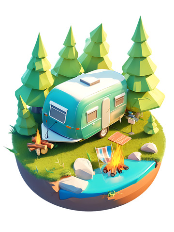 房车户外野外露营基地