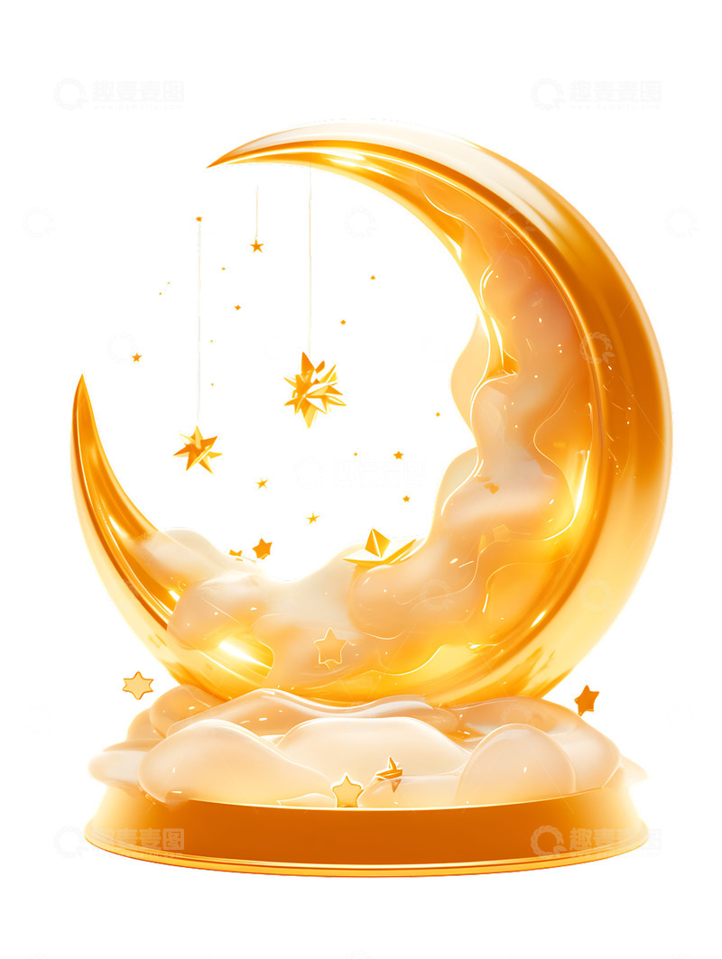 高清大图下载【趣麦麦图】月亮月球中秋装饰