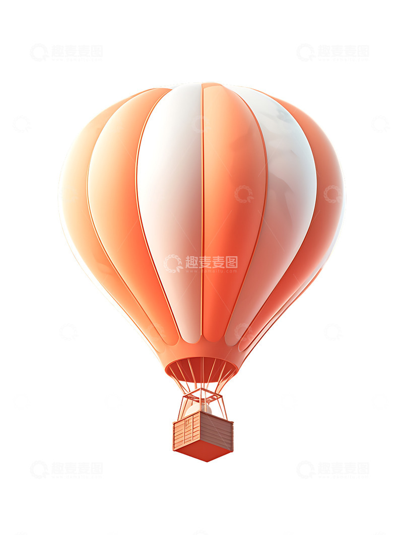 高清大图下载【趣麦麦图】彩色热气球卡通2