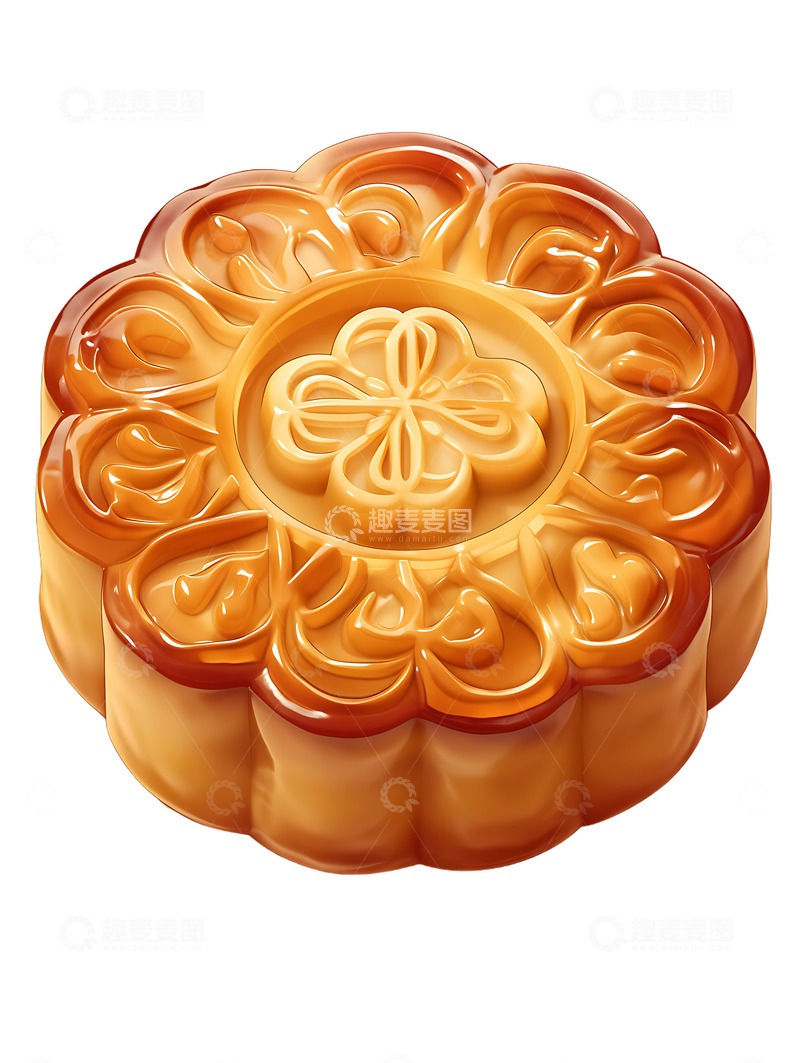高清大图下载【趣麦麦图】月饼广式月饼