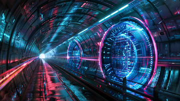 蓝色科技，科技背景