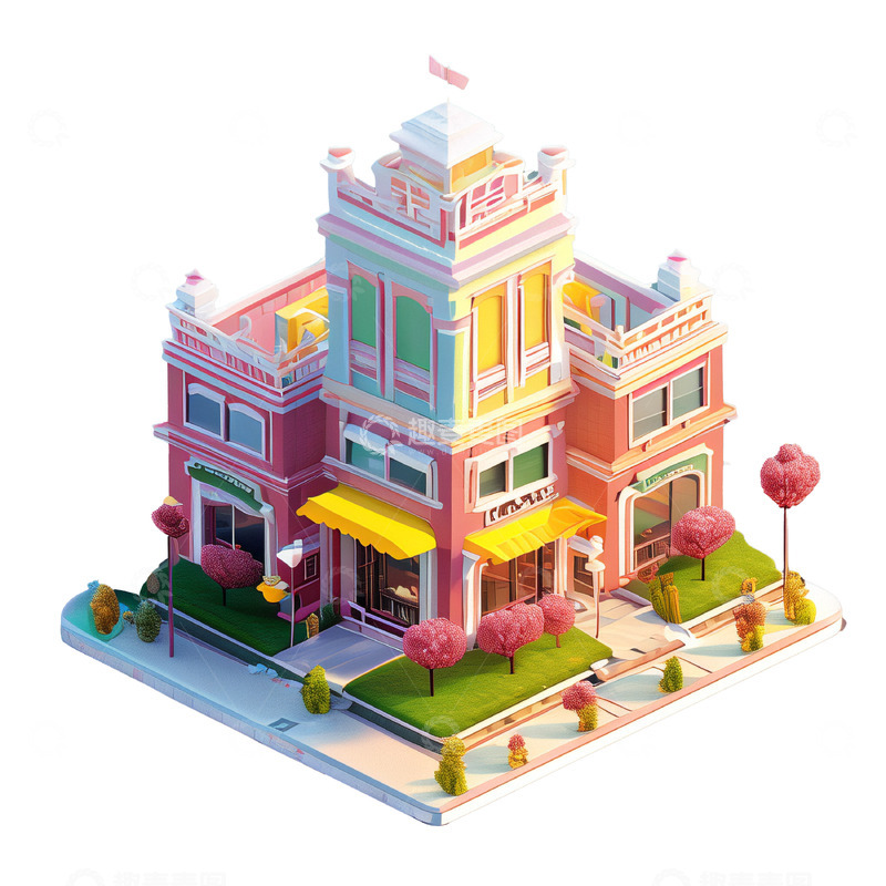 高清大图下载【趣麦麦图】城市景观建筑元素