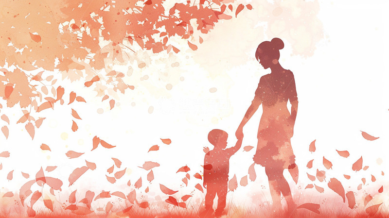 高清大图下载【趣麦麦图】母亲节节日背景