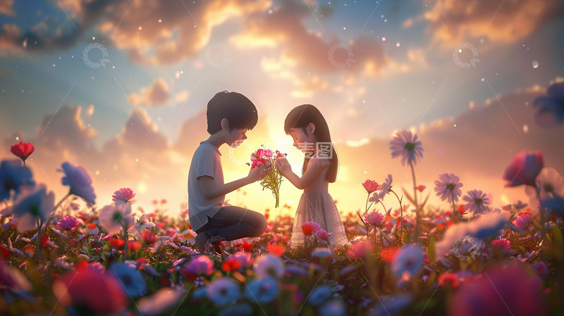 高清大图下载【趣麦麦图】皮克斯求婚背景