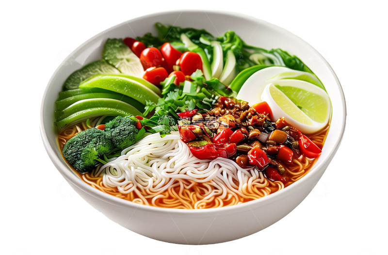 高清大图下载【趣麦麦图】酸辣米线特色小吃