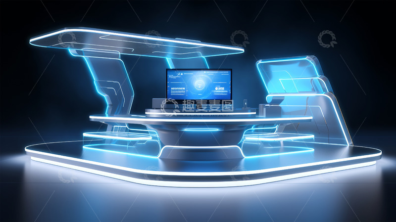 高清大图下载【趣麦麦图】智能科技互联网背景