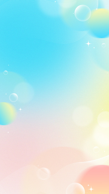 蓝粉渐变弥散风小清新夏日背景