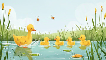 大黄鸭和他的孩子