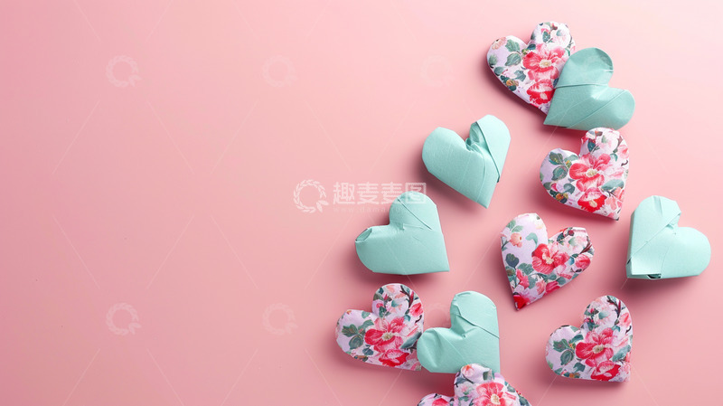 高清大图下载【趣麦麦图】情人节背景素材