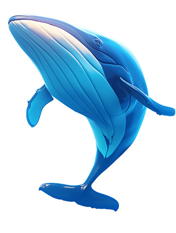蓝色的大鲸鱼