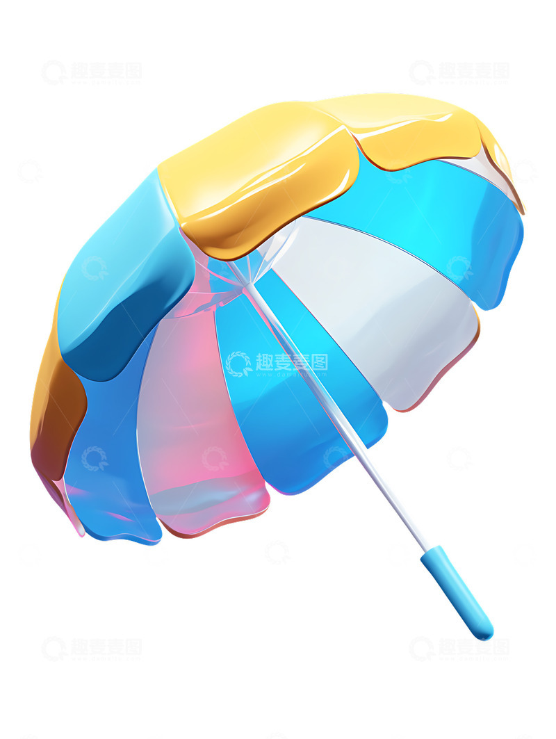 高清大图下载【趣麦麦图】-沙滩伞太阳伞