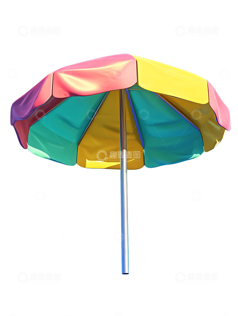 高清大图下载【趣麦麦图】-沙滩伞太阳伞2