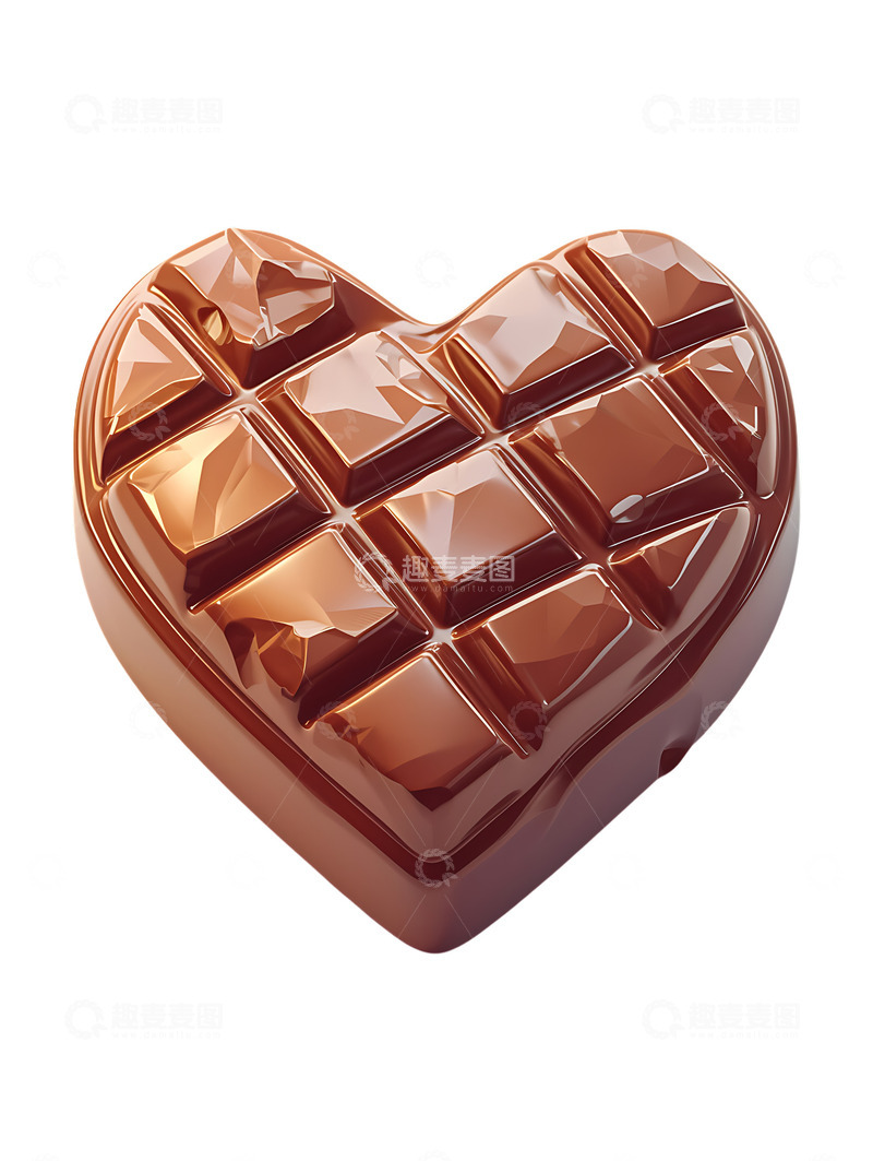 高清大图下载【趣麦麦图】巧克力爱心520