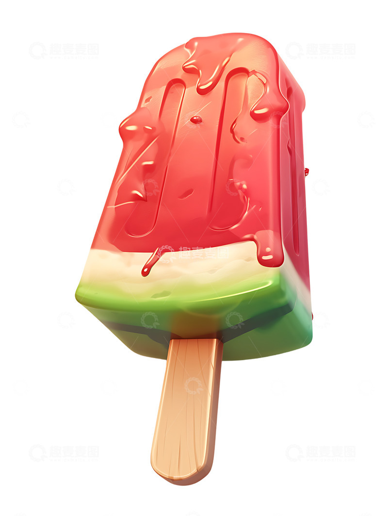 西瓜冰棍冰淇淋雪糕