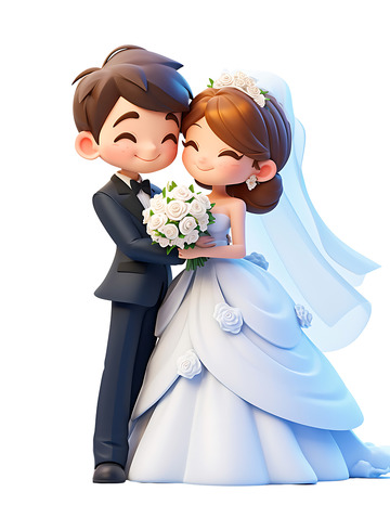 新婚夫妻结婚情侣