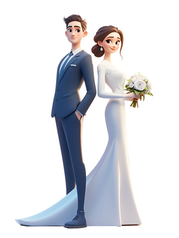 新人结婚情侣新婚