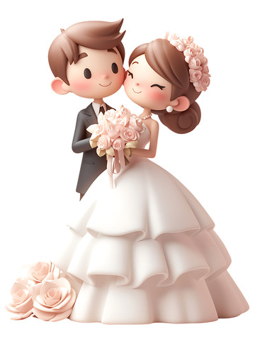 新婚夫妻结婚情侣