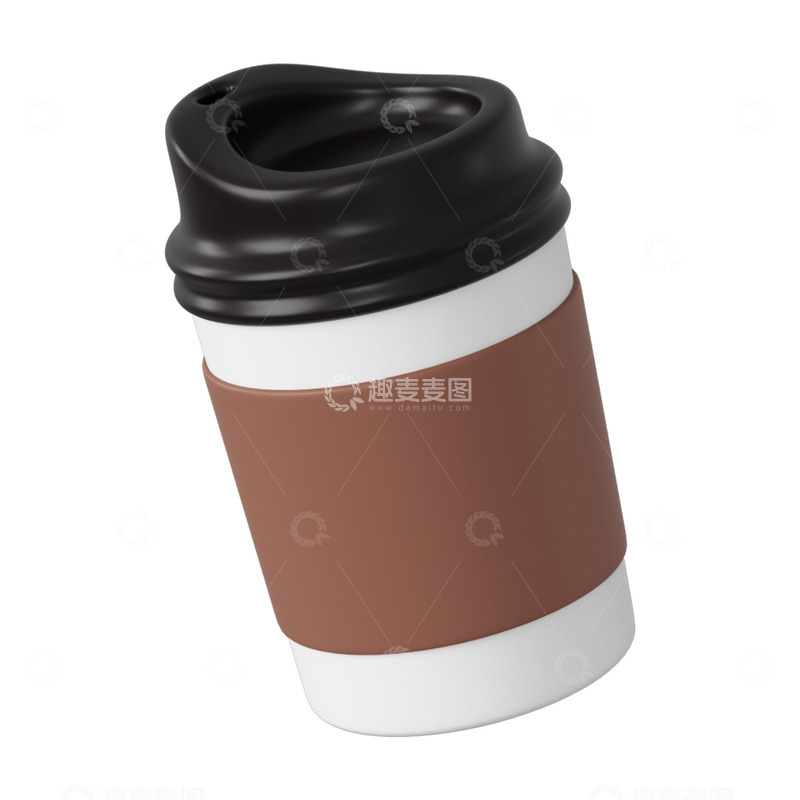 源文件下载【趣麦麦图】C4D立体杯子图片