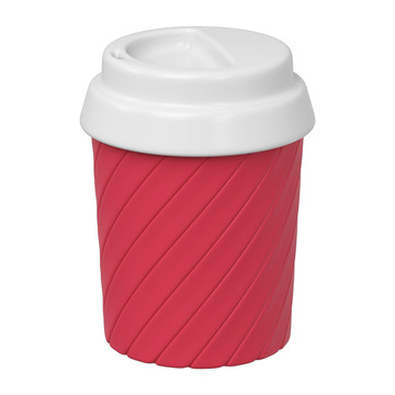 C4D立体奶茶杯png图片