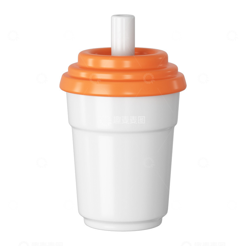 源文件下载【趣麦麦图】C4D立体咖啡杯饮料杯