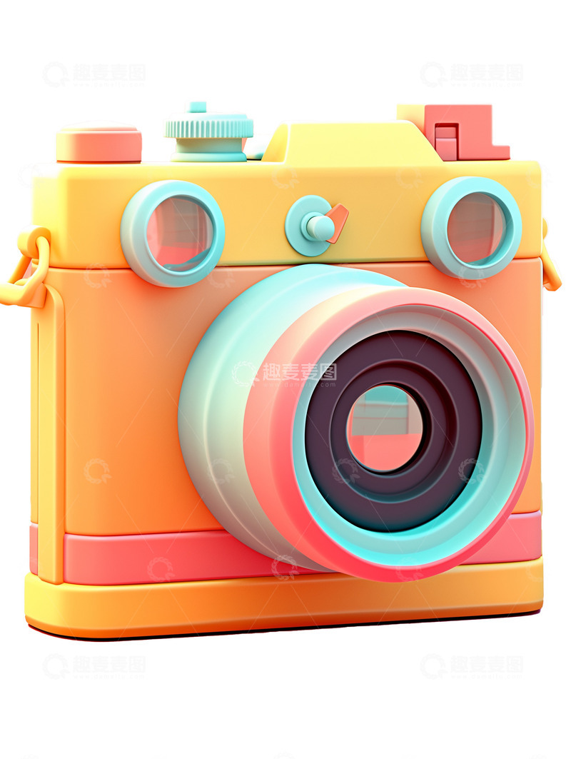 高清大图下载【趣麦麦图】3D可爱建模相机