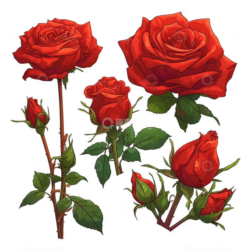 高清大图下载【趣麦麦图】520玫瑰花