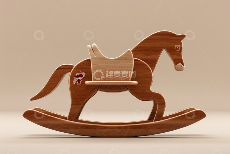 高清大图下载【趣麦麦图】摇摇椅木马儿童玩具