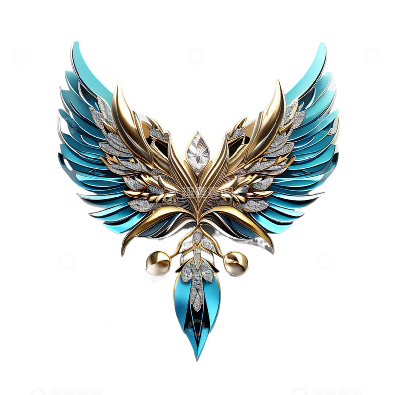 高清大图下载【趣麦麦图】3D立体情人节钻石首饰浪漫