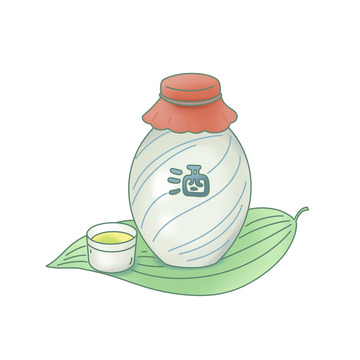 端午节国潮酒水设计