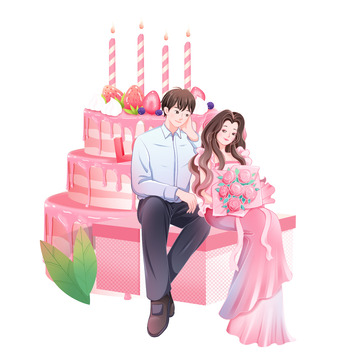 520情侣场景人物