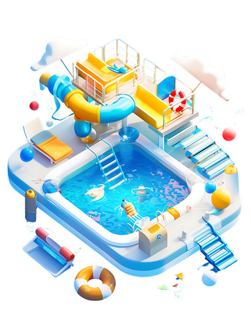 水上乐园卡通景观2