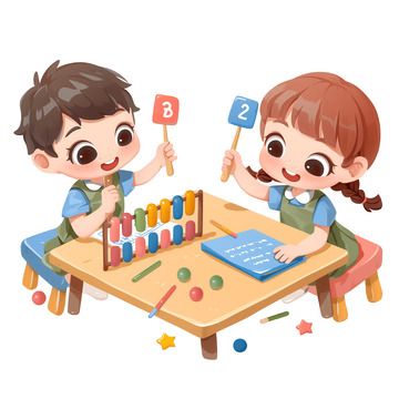 幼儿园学前教育卡通人物素材