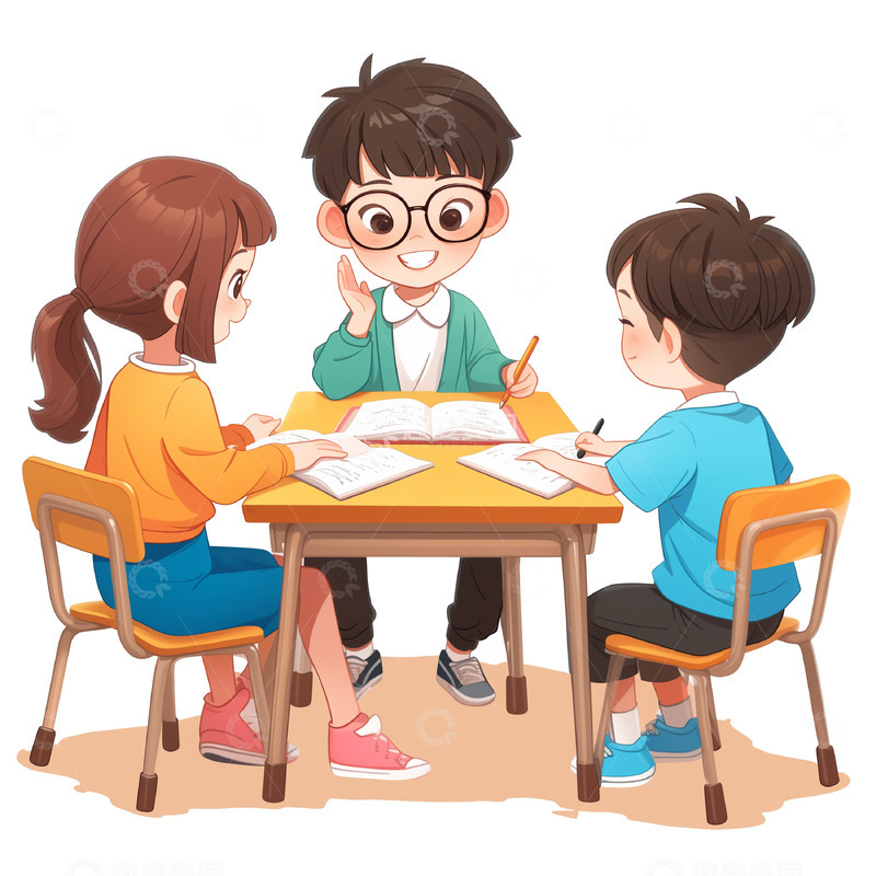 少儿小班课培训卡通人物素材