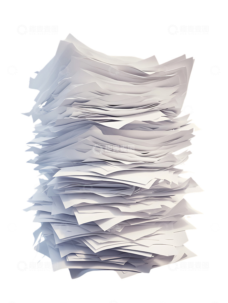 高清大图下载【趣麦麦图】一叠卷子试卷