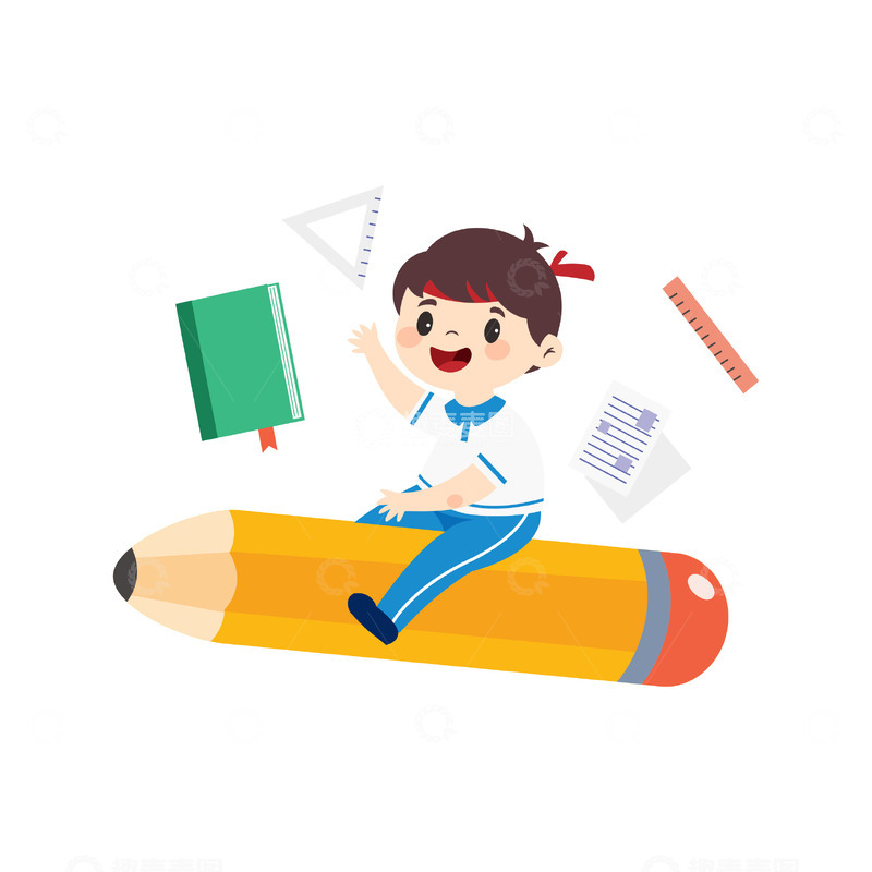 源文件下载【趣麦麦图】高考奋斗冲刺人物