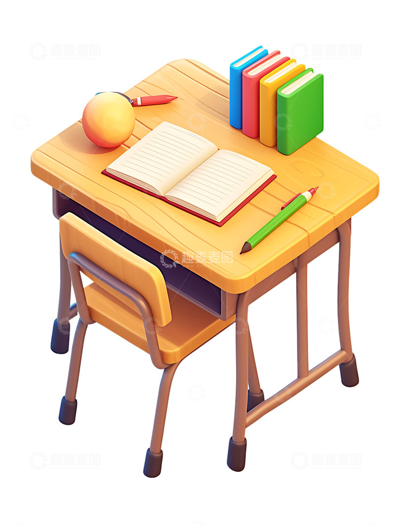 学习课桌读书学习高考桌子