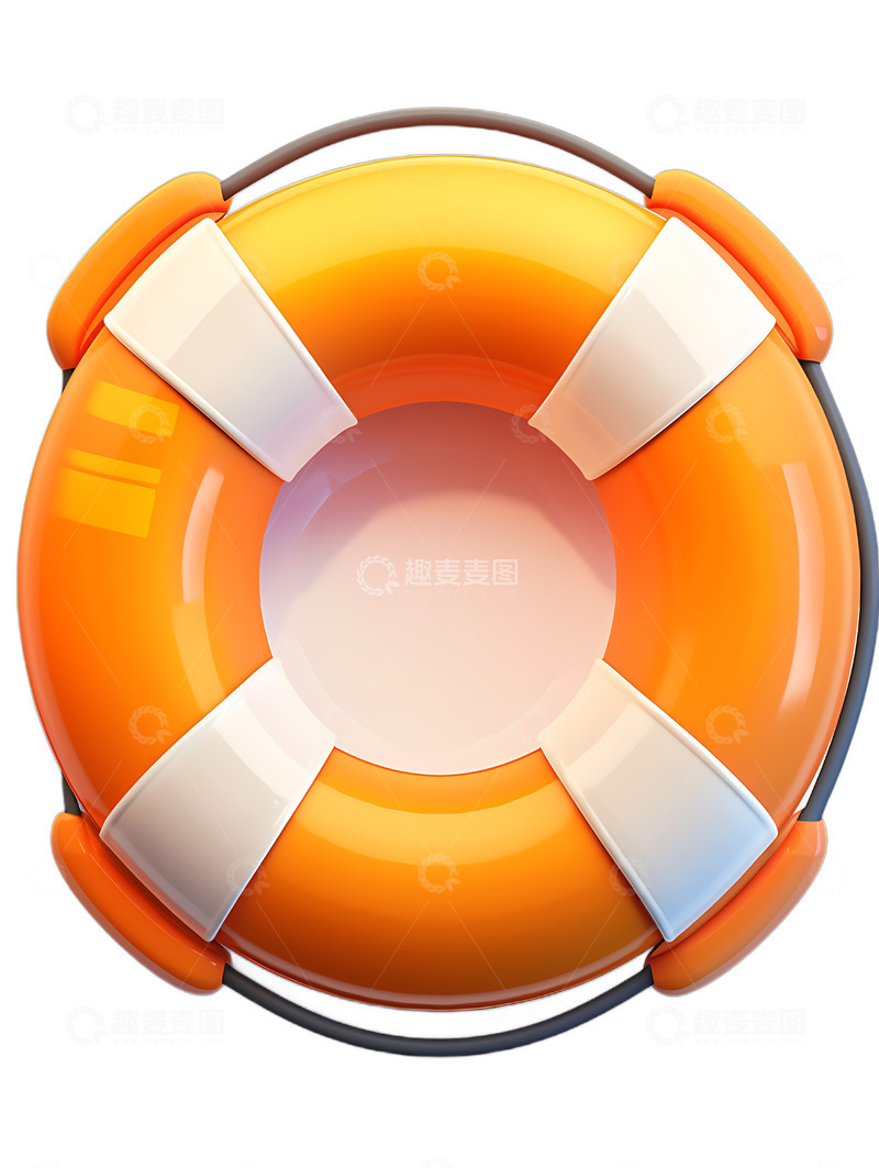 高清大图下载【趣麦麦图】救生圈游泳圈