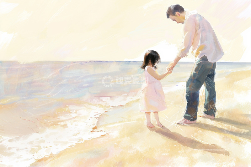 高清大图下载【趣麦麦图】妇女在海滩上玩耍