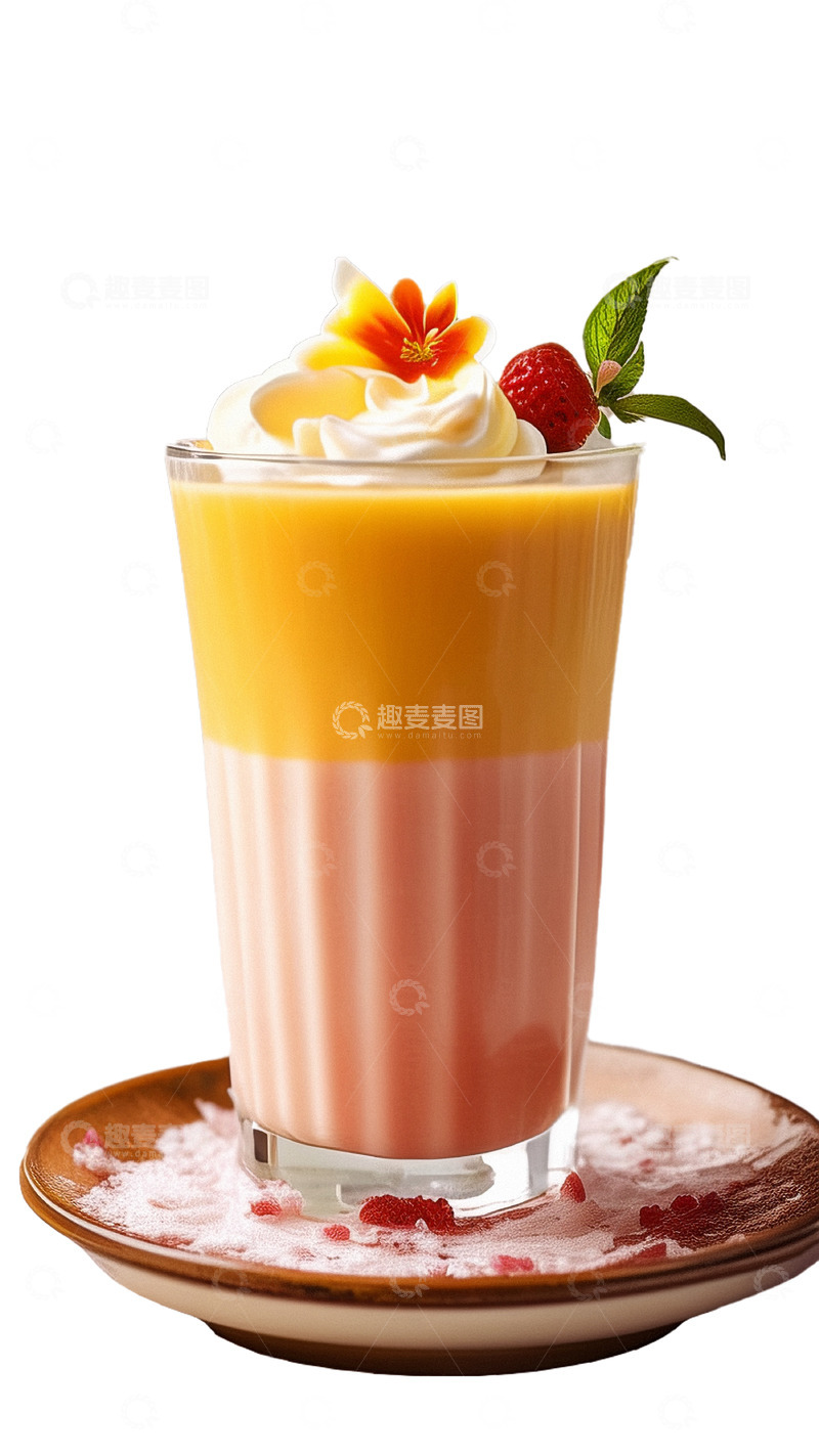 高清大图下载【趣麦麦图】夏日鲜榨水果饮品
