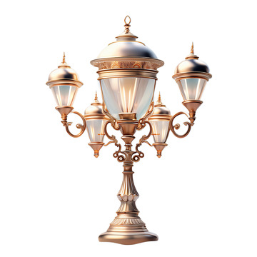 3D立体卡通路灯欧式华丽