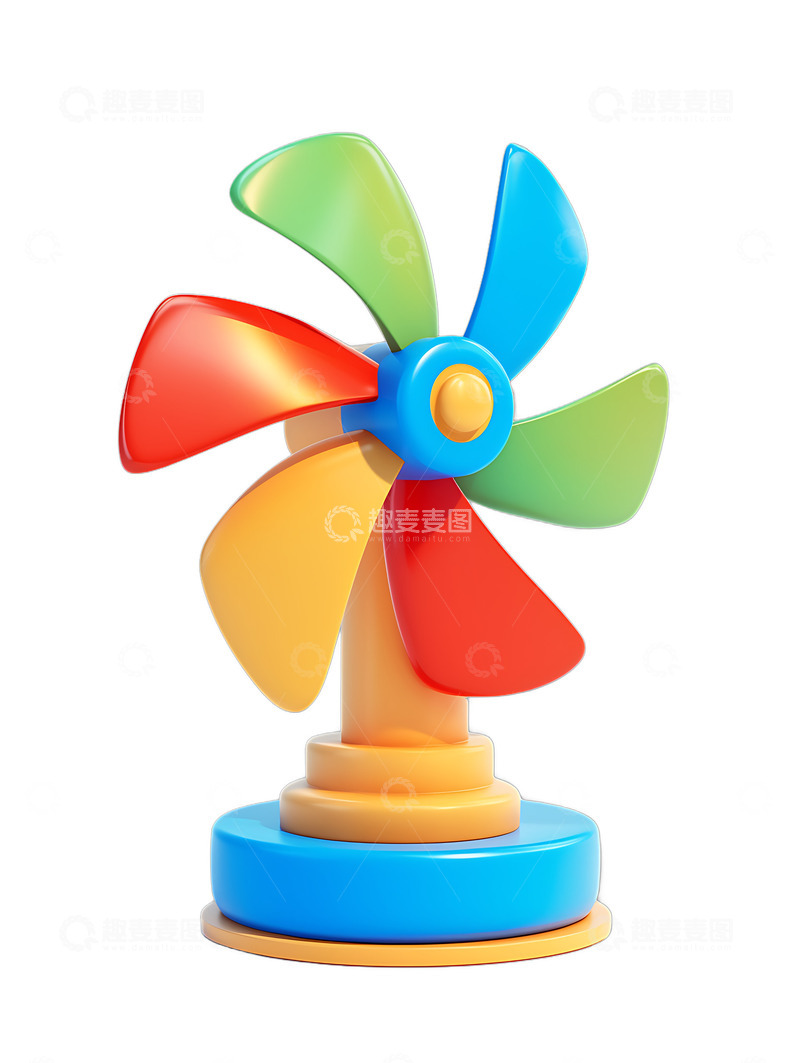 卡通玩具风车彩色