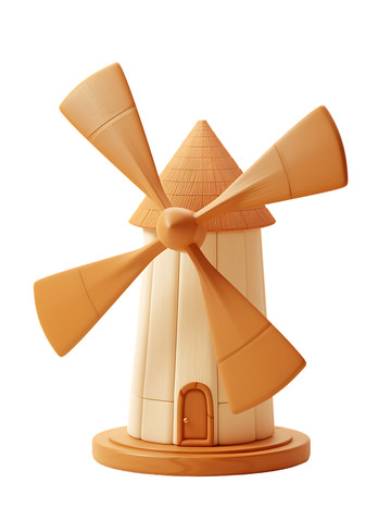 卡通玩具风车